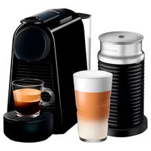 Cafetera Nespresso Essenza Mini Black D30  Aeroccino Cafetera Cápsulas