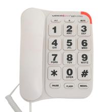 Teléfono Fijo Integrado Botones Números Grandes Winco KXT-111LL Negro