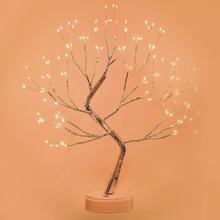 Lámpara Led VEL3000 Gadnic Arbol Bonsai Con 108 Luces Led