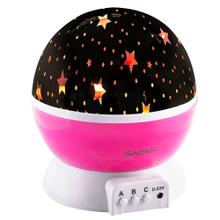 Velador Gadnic Star3 Proyector de Estrellas Led Giratorio 3 RGB  Luz Cálida 8 Modos