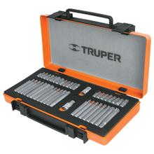 Juego Set Puntas 42 Pz Enc 1/2 Truper Adaptadores Estuche 