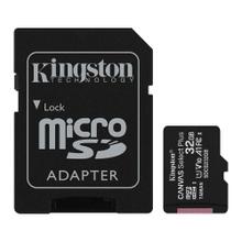 Memoria Micro Sd Kingston 32gb c Adaptador Clase 10 100MBs Canvas Plus