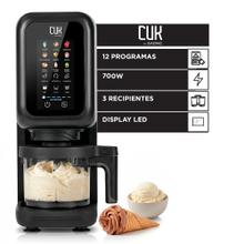 Máquina Para Hacer Helado Cuk By Gadnic 12 Programas 700W  Con 3 Recipientes Y Display LED