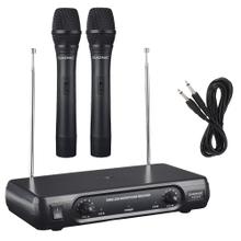 Micrófono Inalámbrico Gadnic M203 de Mano Ideal Karaoke Conferencias 2CH Outlet