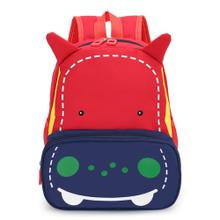Mochila Escolar Hipopótamo Para Niños 