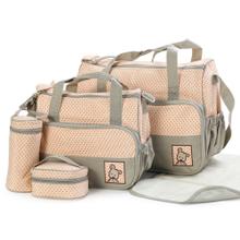 Set 5 Piezas Bolsos Maternales Cambiador Gadnic MR131X Para Bebés Impermeable