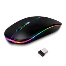 Mouse inalámbrico óptico LED recargable silencioso Bluetooth portátil USB  Outlet