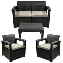 Juego De Living Jardin Exterior Gadnic Komfort 2 Cuerpos