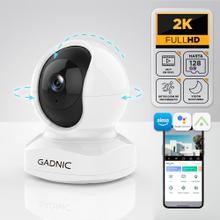 Cámara De Seguridad Interior Gadnic SX9-Pro WiFi Visión Panorámica Control Por App 2K 3MP