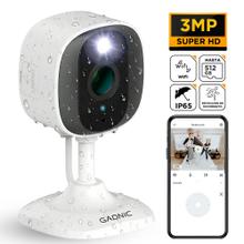 Cámara de Seguridad WiFi Gadnic Mini-G 2K Exterior  Interior Audio Bidireccional 3MP Visión Nocturna Ip65