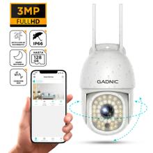 Cámara de Seguridad Gadnic DM200W-Pro Exterior Domo Full HD Visión Nocturna Color 36 Leds
