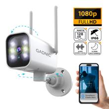 Cámara Seguridad Exterior Gadnic WiFi 1080P 6 Leds Visión Nocturna a Color