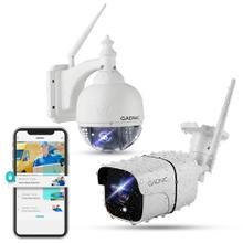 Cámaras de Seguridad Gadnic Kit x 2 WiFi IP Exterior / Interior Bullet + Domo Motorizado