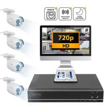 Kit Cámaras Seguridad DVR 4 Canales Gadnic 1TB Visión Nocturna