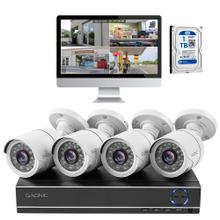 Cámaras de Seguridad  DVR Gadnic x4 Interior  Exterior IP CCTV Visión Nocturna 1Tb