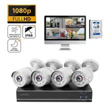 Cámaras de Seguridad x4  DVR 8CH Gadnic SX14 Interior  Exterior IP CCTV Visión Nocturna 1Tb