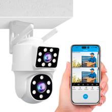 Camara de seguridad SriHome Lente Dual WiFi Exterior Alerta Movimiento 