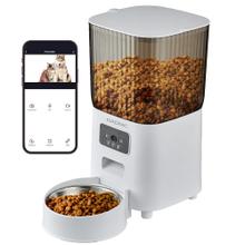 Comedero Automatico Gadnic Para Mascotas 5 litros Con Camara y Aplicación Bowl Acero Inoxidable 