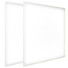 2x Plafon Empotrable Lampara techo Led Gadnic PNL48 Cuadrado 48W CalidoFrio 3000K6000K KIT
