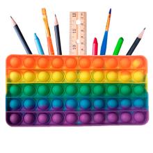 Popit Cartuchera Gadnic Cierre Multicolor 100 Burbujas Antiestrés