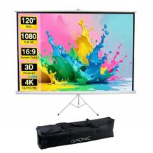 Pantalla Proyector Gadnic 120 Manual con trípode