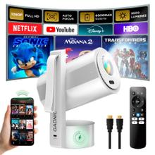 Proyector Inalámbrico Gadnic Full HD Android TV Enfoque Y Keystone Automático