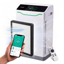 Purificador Aire Inteligente Gadnic Filtro HEPA y UV C 85W Nanocristales 7 Etapas App Tuya