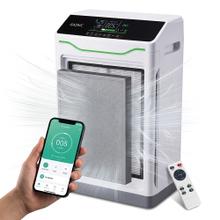 Purificador Aire Inteligente Gadnic Filtro HEPA y UV C 85W Nanocristales 7 Etapas App Tuya