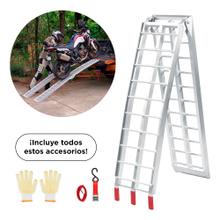 Rampa Para Moto Vetra By Gadnic Aluminio Reforzado Plegable