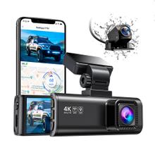 Dashcam RedTiger F7N Tactil 4K Camara trasera 318 Control por Voz GPS Visión Nocturna 128gb