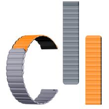 Malla Banda Magnética de Reloj Kieslect Gris y Naranja 