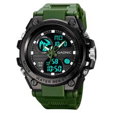 Reloj De Hombre Analogico Digital Gadnic Multifuncional Impermeable 