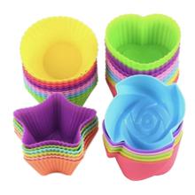 Moldes de Silicona Gelatinas Reposteria Capacillos Cupcakes x25 Unidades