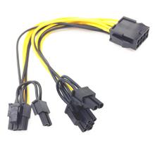 Cable Pcie Splitter Adaptador 8pines a 2x 6+2 Mineria Gaming Rig