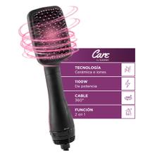 Cepillo Secador Moldeador De Pelo Care by Gadnic 1100W Ceramico Con Iones Negativos 