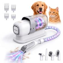 Cortapelos Aspirador Mascotas Gadnic 3 En 1 Cepillo Corte Y Aspiracion 10000 Pa 9 Accesorios