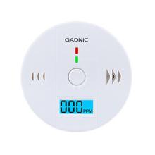 Sensor de Alarma Detector de Monóxido de Carbono Gadnic SMC2