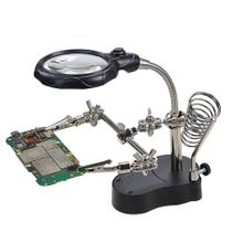 Soporte Soldador Gadnic Para Placas Celulares Con Luz Led y Lupa Outlet