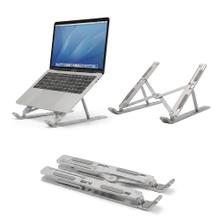 Soporte Para Notebook Gadnic Hasta 15.6” De Aluminio Con Altura Ajustable Antideslizante Plegable Portátil