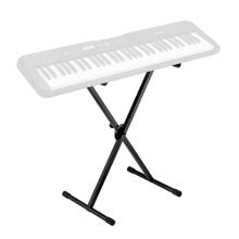 Soporte Tipo Tijera Simple Para Piano Teclado Carlsbro DF002 Negro