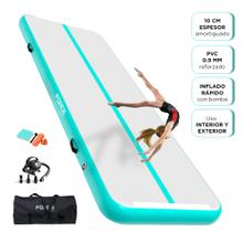 Colchoneta Para Gimnasia Inflable FORCE By Gadnic 3m Con Bomba Eléctrica