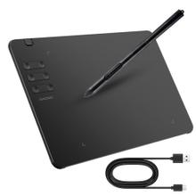 Tableta Gráfica Gadnic Pro Bolígrafo EMR 8192 Niveles de Presión Windows Mac Android 8 Teclas USB-C Mini USB Tipo C