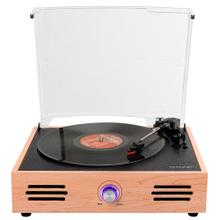 Tocadiscos Gadnic TD32 Bluetooth Portátil 3 Velocidades Aux-In RCA