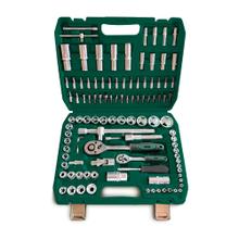 Set de Herramientas Gadnic 108 Piezas Mango Antideslizante Maletín Reforzado Crickets Llaves Tubo Puntas Variadas