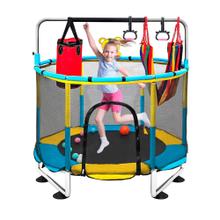 Cama Elástica Gadnic 14 mts Con Red de Seguridad Y Juegos