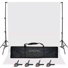 Soporte Porta Fondo Gadnic Profesional con Infinito Blanco