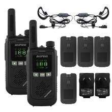 Handy Baofeng BF-T17 Kit x2 16CH UHF Display LCD  4 Baterías y 2 Manos Libres