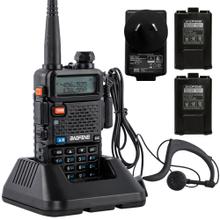 Handy Baofeng UV-5R Bi-Banda 5w 128CH Hasta 10km + 2 Baterías y Manos Libres Usado