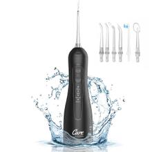 Irrigador Bucal Portátil Care By Gadnic 300ml Recargable 4 Modos de Limpieza 5 Boquillas Intercambiables