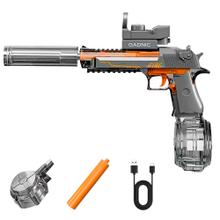 Pistola de Agua Automática Gadnic Luz Led Recargable 10 Metros